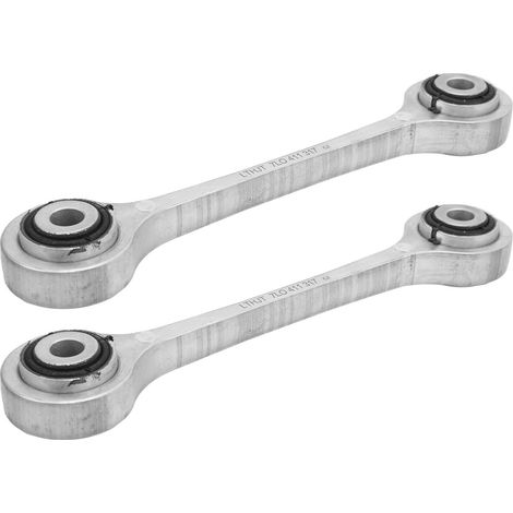 Barre stabilisatrice 2 pièces alu gauche droite 7L0411317 argent haute résistance remplacement Audi Q7 2007-2015 (1/5)