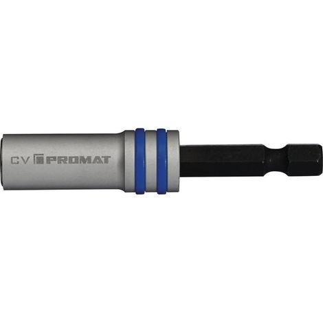 Porte-embout 1/4 po. E 6,3 1/4 po. 1/4 po. C6,3/E6,3 porte-mèches à serrage rapide longueur 65 mm PROMAT (1/2)