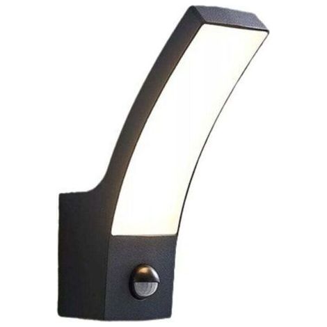 BARKBUSTERS LED Luminaire Exterieur avec Detecteur de Mouvement 9m/120° - Eclairage Exterieur Anthracite 12W 1000lm 6000K - IP44 Applique Murale (1/4)