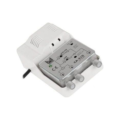 Amplificatore antenna Alcad CA-210 guadagno 24 dB frequenza 40-862 MHz