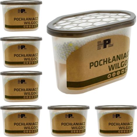 absorbeur d'humidité 230 g, déshumidificateur d'air, parfum rafraîchissant (1/5)