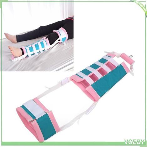Fafeicy Sangle de traction des membres inférieurs Lower Limb Traction Strap Faciliter Sponge Padding Jambe manutention elingue (1/5)