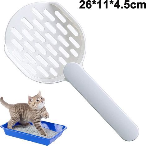 Pelle à litière, pelle à déjections, pelle à litière pour chat, pelle en plastique. (1/4)