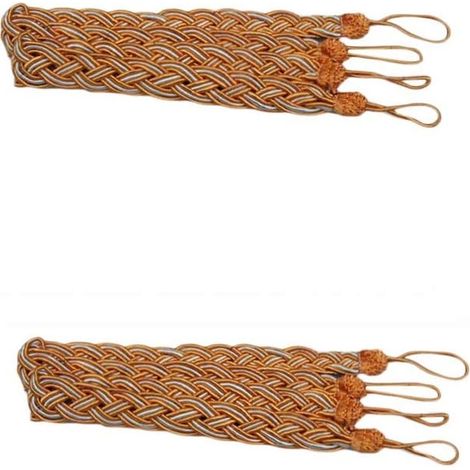 Lot de 2 paires d'embrasses pour rideaux. (1/3)