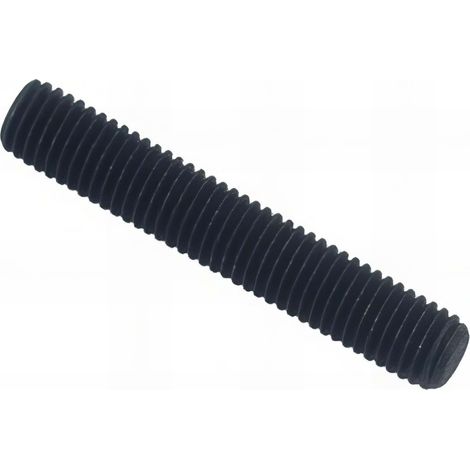 Vis sans tête 6 pans creux à bout plat STHC 8 x 25 mm Brut - Boite de 100 pcs - Fixtout HCPL0802501B