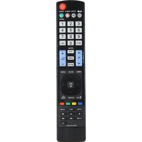 BOYOU Télécommande de Remplacement pour LG 42LE4500 AKB72914209 AKB74115502 AKB69680403-Ywey