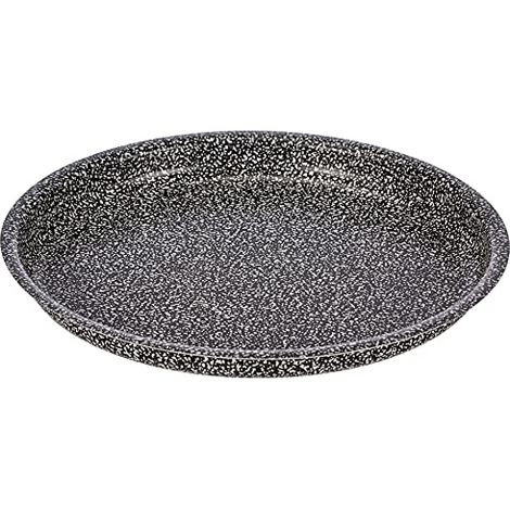 Home Stone Stampo Pizza Tondo, Antiaderente, Pietra, Antracite, 24 cm (1/4)