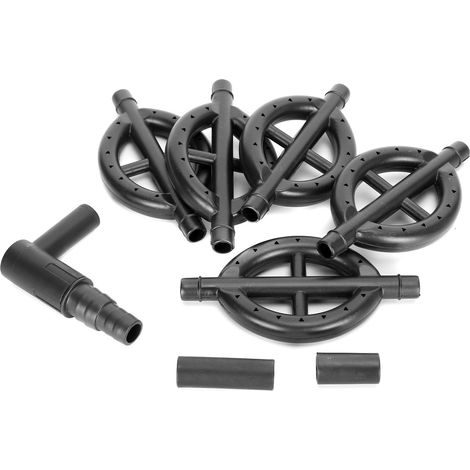 Filtre d'aquarium, barre de pluie, tuyau d'arrosage goutte à goutte pour aquarium, tube de pulvérisation noir (1/5)