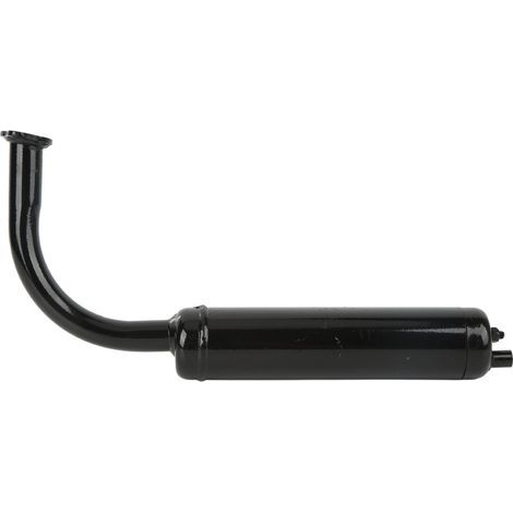 40mm 49-80cc pot d'échappement moto surface anodisée noir compatible vélo électrique 26-28 pouces cyclomoteur (1/5)