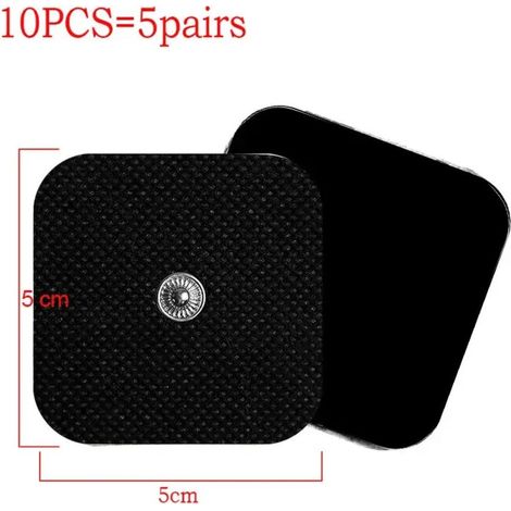 10/20 high-viscosity TENS electrodes for electrical muscle stimulation (EMS) - Digital massage device - Reusable - Reference: 03759-AquaForge