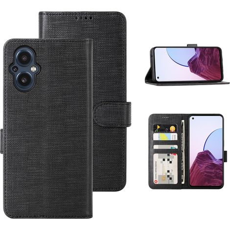 FUNDA NEGRA CERRADA PARA ONEPLUS NORD N20 5G (1/5)