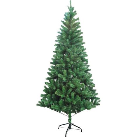 TrAdE Shop Traesio - Albero Di Natale 210 Cm Base A Croce Folto Ecologico Rami Artificiale 758 Rami - (1/4)