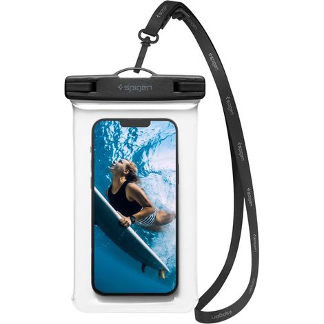 Funda impermeable universal Spigen A601 - Funda para smartphones de hasta 6,9" (Transparente) (1/5)