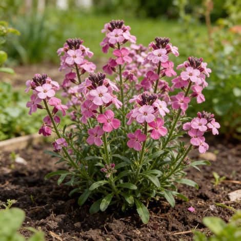 Giroflée arbustive Bowles Mauve Pot 2L 15cm - Erysimum linifolium Bowles Mauve (1/4)