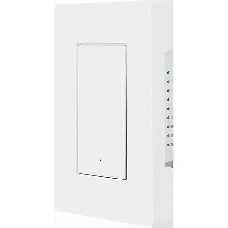 Matter WiFi-Smart-Wandschalter mit einem einzigen Knopf, steuerbar per Knopfdruck, Sprachsteuerung oder App für TUYA/Google/SmartThings. (1/5)