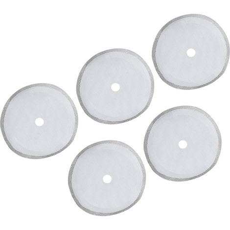 5 Stück 304 Edelstahl-Kaffeefilter, tragbar, abnehmbar, Netzfilterzubehör, 350 ml (1/5)