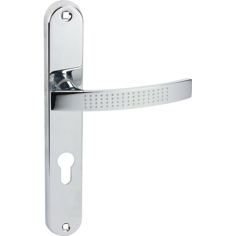 Domino Türgriff ALMA ECO M6 PZ-Profilzylinder 72 Drückergarnitur für Zimmertüren Langschild-Garnitur Türdrücker-Set Türbeschläge (1/5)