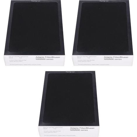 3-teiliger Luftreinigerfilter, 3-in-1-Effizienzfiltration, Aktivkohle-Luftfilter als Ersatz für Blueair 500 und 600 Serie (1/5)