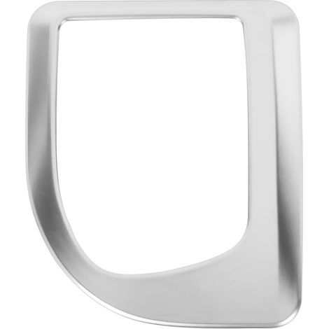 Garniture de cadre de panneau de levier de vitesse pour BMW Série 5 E60 E61 2004-2007 Conduite à gauche (Couleur chromée)
