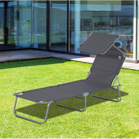 sedia seduta 187x58 con parasole pieghevole HAVRYA (1/4)