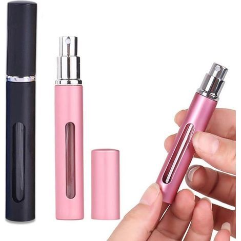 Parfümspray – 4 Stück – Mini-Vernebler für unterwegs – Wiederaufladbar – 5 ml – Auslaufsicher