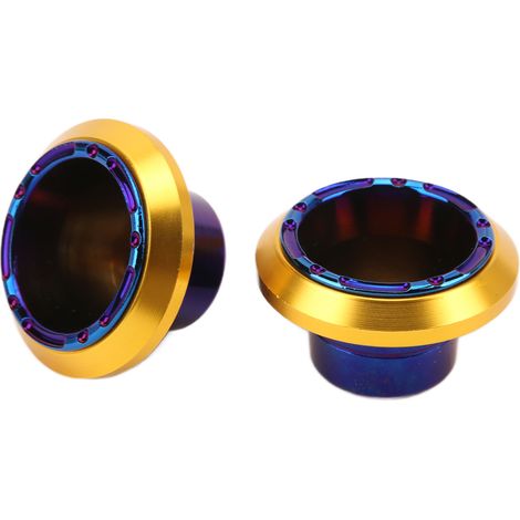Lot de 2 protections universelles pour fourche de roue de moto, embouts anti-chute pour véhicules électriques (1/5)