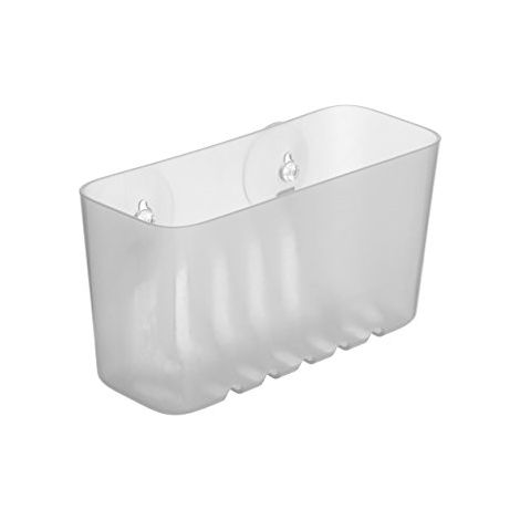 Mensola trasparente con ventosa 21x9x11cm 4520102 tatay (1/2)