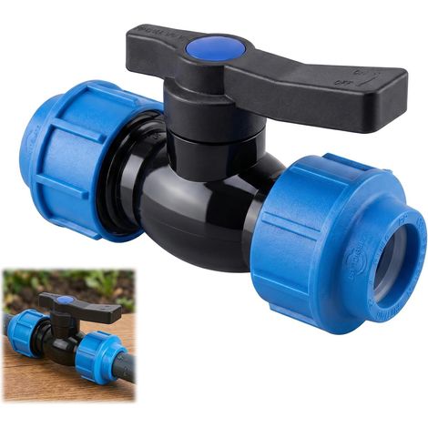 Ball Valve for 25mm PE Pipe, PP Fitting (1/5)