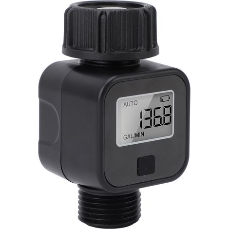 Compteur d'eau numérique à écran LCD, débitmètre haute précision filetage BSP 3/4 pouce pour usage domestique et commercial (1/5)