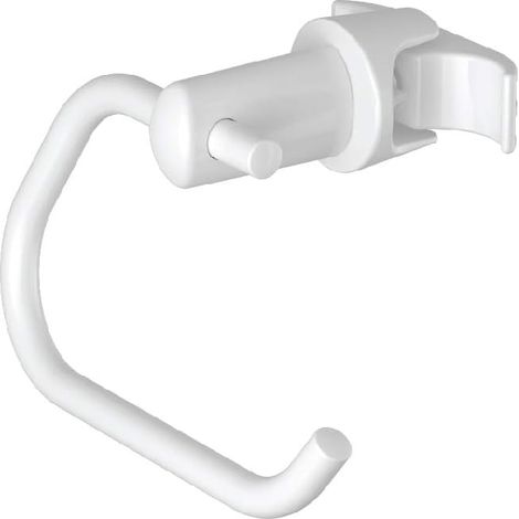 Handy Pap Tubolare - Portarotolo Carta Igienica per Radiatore Tubolare Multicolonna - si Fissa Direttamente sul Radiatore Tubolare - Bianco (1/5)