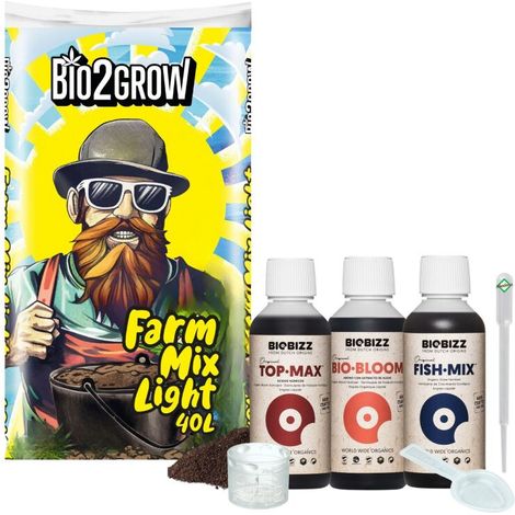 Bio2Grow Erde Autoflower Set – Pflanzsubstrat für automatische Sorten (1/5)