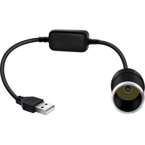 USB A Mâle à 12V Allume Cigare de Voiture Cable Allume Cigare USB, pour Tachygraphe, GPS, Chien électronique, etc (USB, 30cm) (1/5)