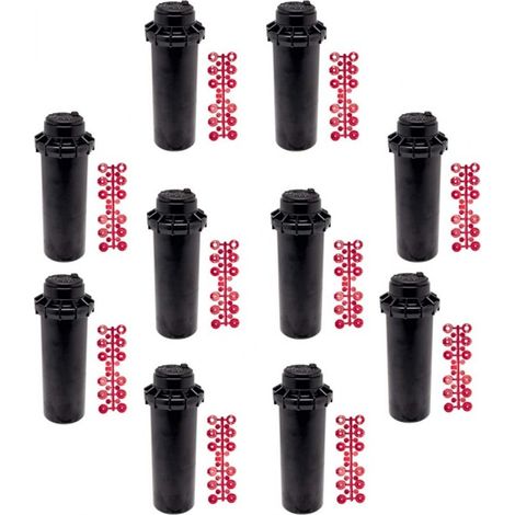 10 Stück Versenkregner Hunter PGP-ADJ 3/4'', Reichweite 6,4 bis 15,8 m