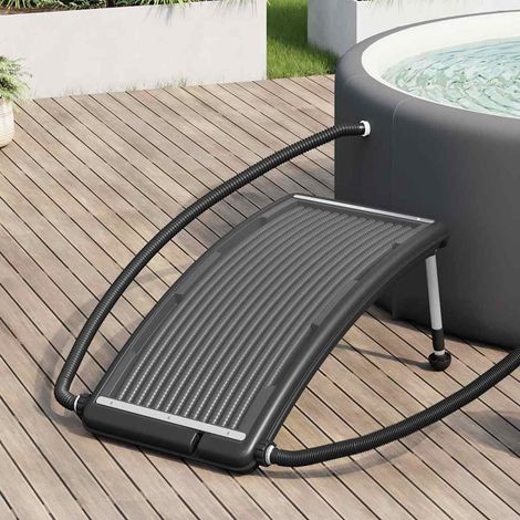 vidaXL Panneau de chauffage solaire de piscine courbé 110x65 cm (1/5)