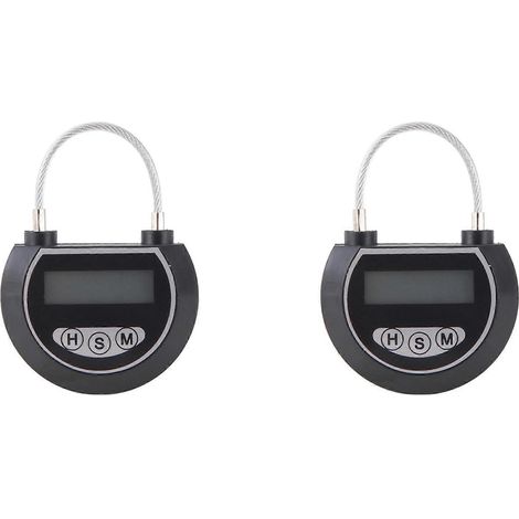 contenitori con timer elettronico, multifunzionali, per giocattoli, colore nero. (1/5)