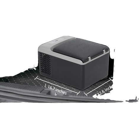 Congélateur de voiture portable, refroidissement efficace, protection de la batterie, NOIR (1/2)