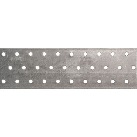 Platine d'assemblage galvanisée 60 x 200 mm