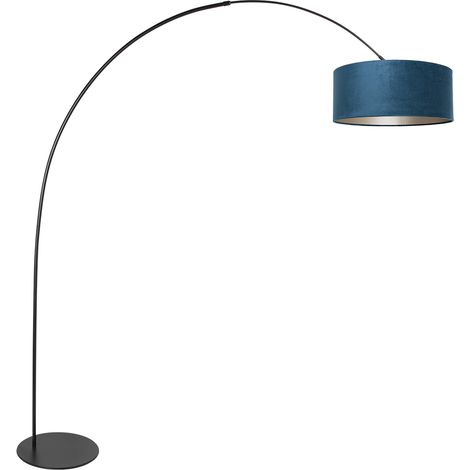 Anne Lighting - lámpara de pie - Curve - azul negro - metal - (1/3)