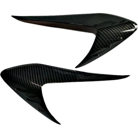 Adesivi/strisce decorative in fibra di carbonio per i fari anteriori della Jaguar XV 2012-2017