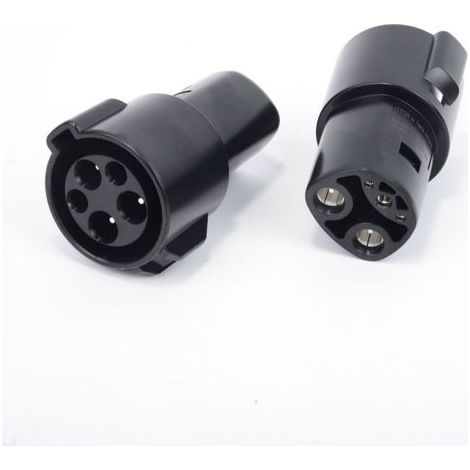 Adaptateur secteur compatible avec la norme américaine J1772 pour véhicules électriques (lot de 2) (1/5)