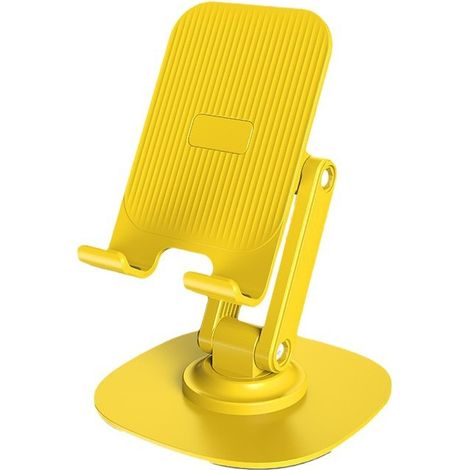 2 supporti regolabili per telefoni cellulari e desktop, ruotabili a 360° e pieghevoli, compatibili con tutti gli smartphone