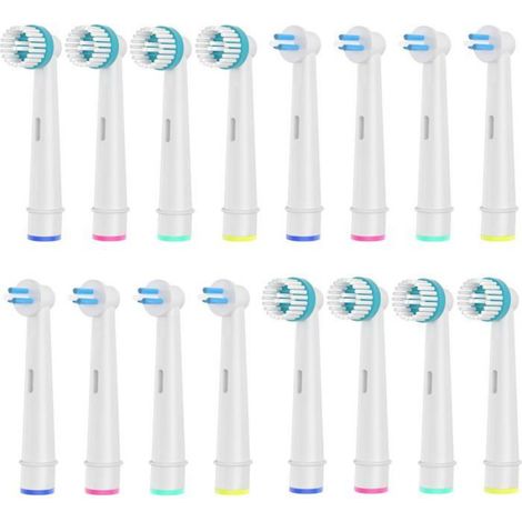 Brossette Interspace - Brossette Ortho Care - Compatible Avec Brosses À Dents Électriques Oral-B - 16 Pièces