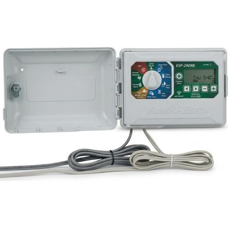 Rain Bird ESP-2WIRE Programmierer/Decoder für bis zu 50 Stationen  Automatischer Bewässerungscontroller  Kompatibel mit LNK2 W (1/5)