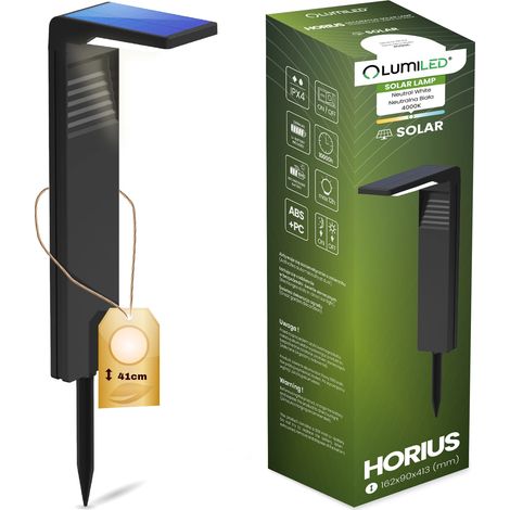 LAMPA SOLARNA SŁUPEK WBIJANY HORIUS 4000K - PL-767464 (1/5)