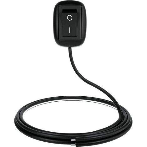DC 12 V 6 A - Noir - DIY pâte - Interrupteur en forme de goutte d'eau - Interrupteur marche/arrêt pour phares antibrouillard - Barre lumineuse LED (1 mètre) (1/5)