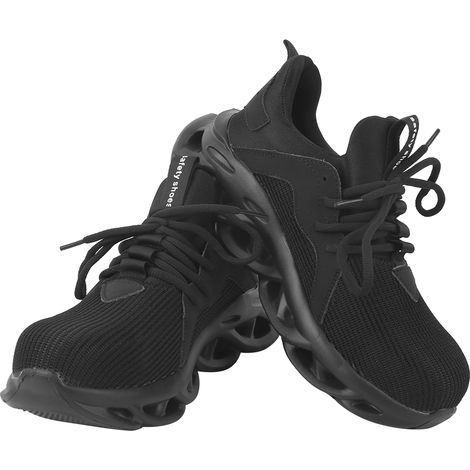 Ortviai Chaussures de sécurité homme avec embout acier, respirantes et anti-perforation – Taille 41 (1/3)