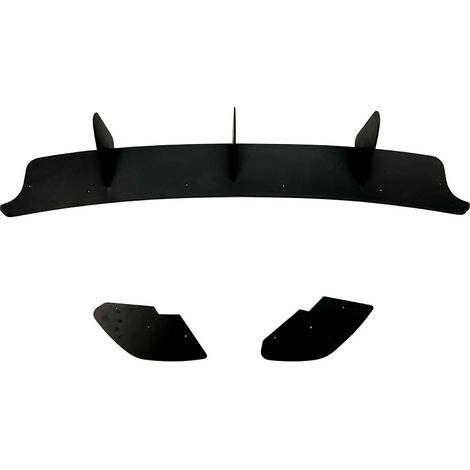 Passender schwarzer ABS-Heckstoßstangendiffusor für VW Golf 6 GTI 2008–2013, Hecklippendiffusorschutz, unterer Stoßstangenlippenspoiler-Bodykit