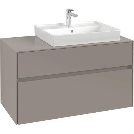 Villeroy & Boch Collaro Waschbeckenunterschrank, 2 Auszüge, (1/2)