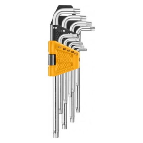 JUEGO LLAVES TORX INGCO HHK13091  (9PCS)