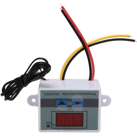 Commutateur de Thermostat de Contrôleur de Température Numérique avec Sonde de Capteur étanche, Puce Industrielle, Facile, Haute Précision, Largement utilisé dans Divers Domaines (1/5)